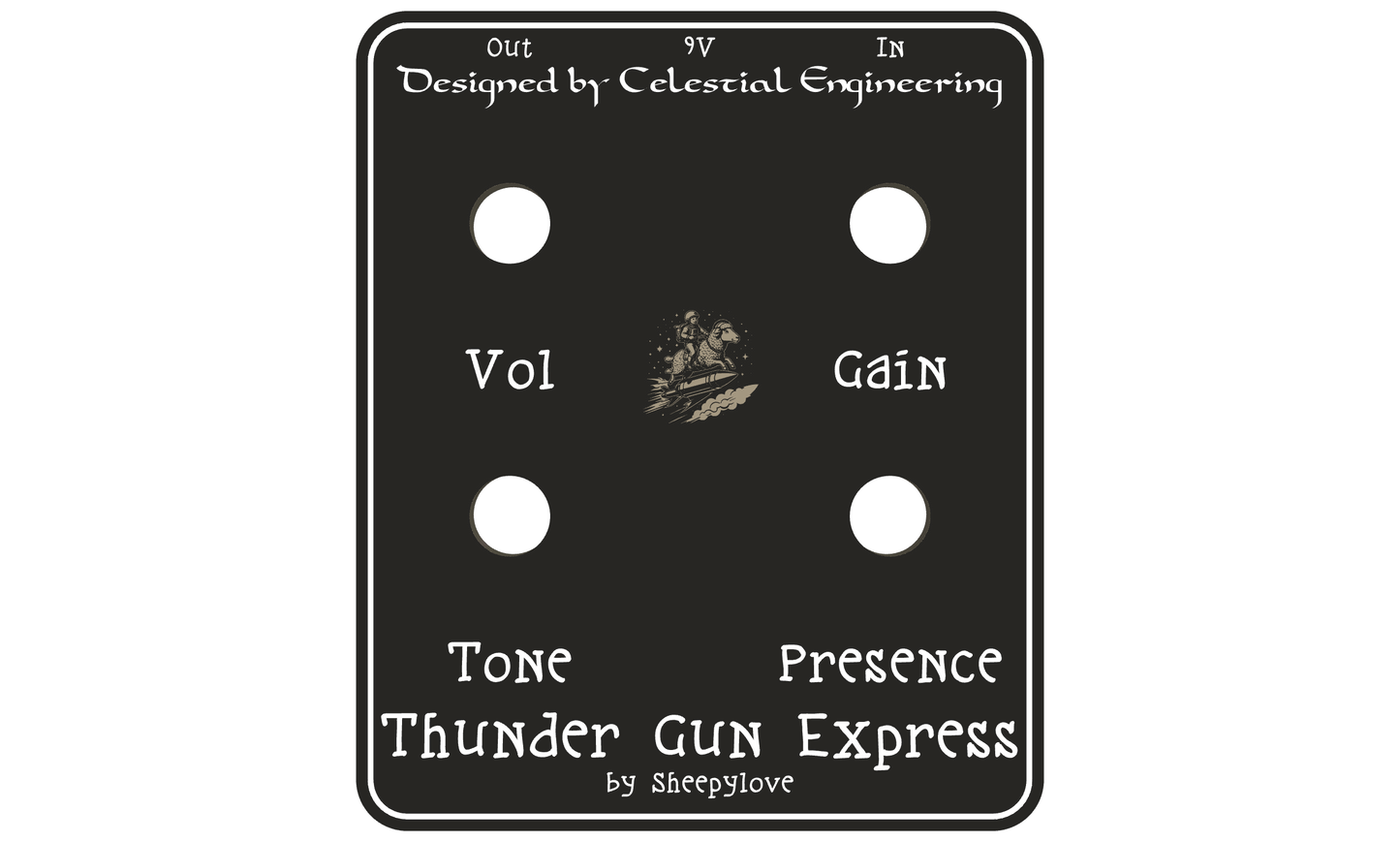 Thunder Gun Express - Faceplate