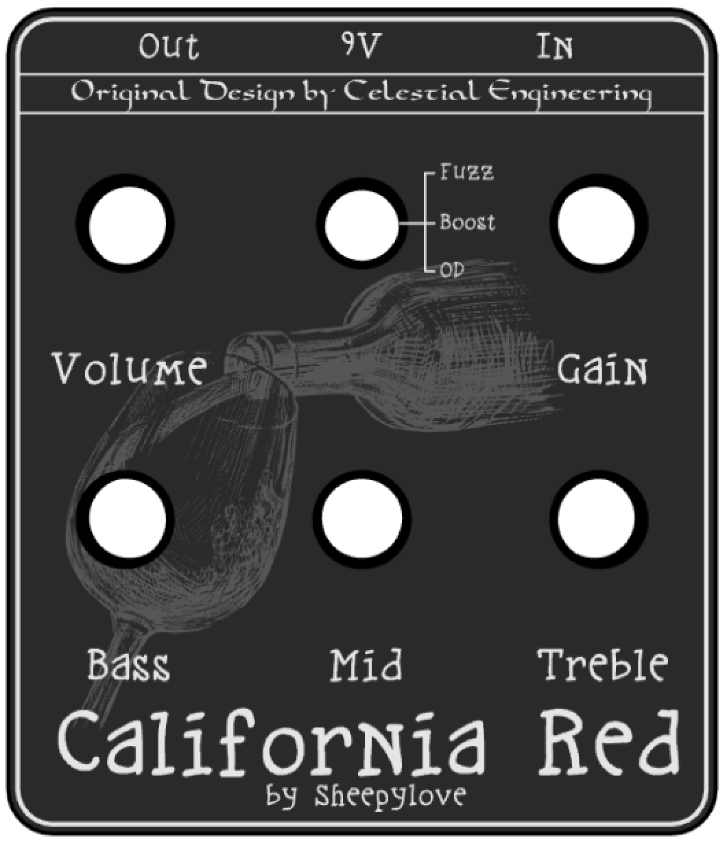 California Red - Faceplate