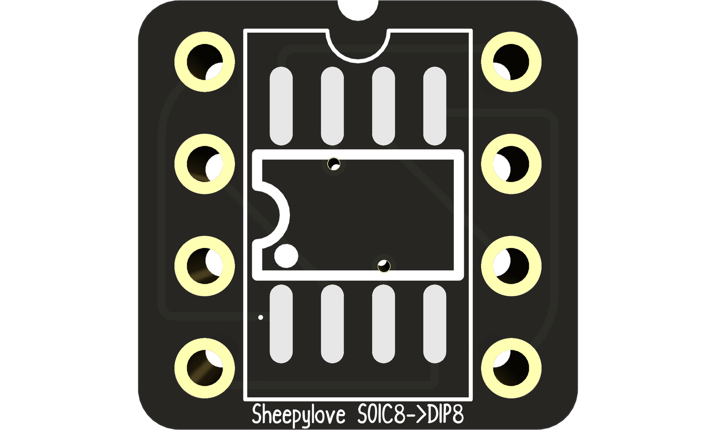 SOIC8 to DIP8