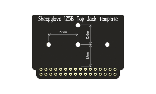 125B Top Jack Drill Template